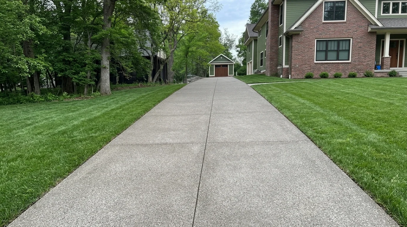 Buff Wash & Exposed Aggregate Concrete