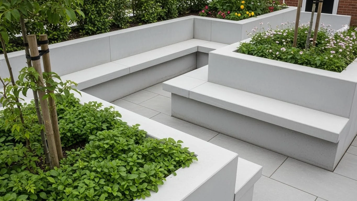 Straight Seating Walls