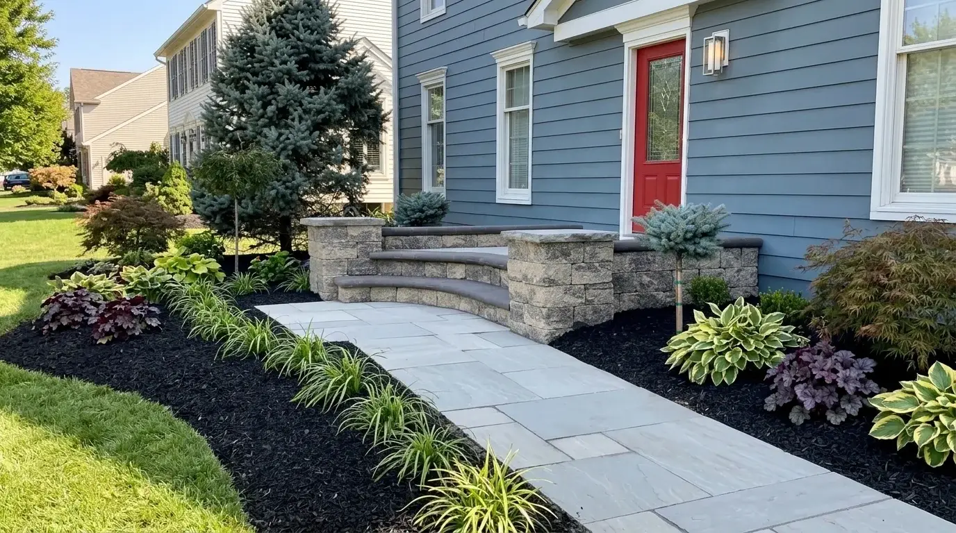 Paver porch 2
