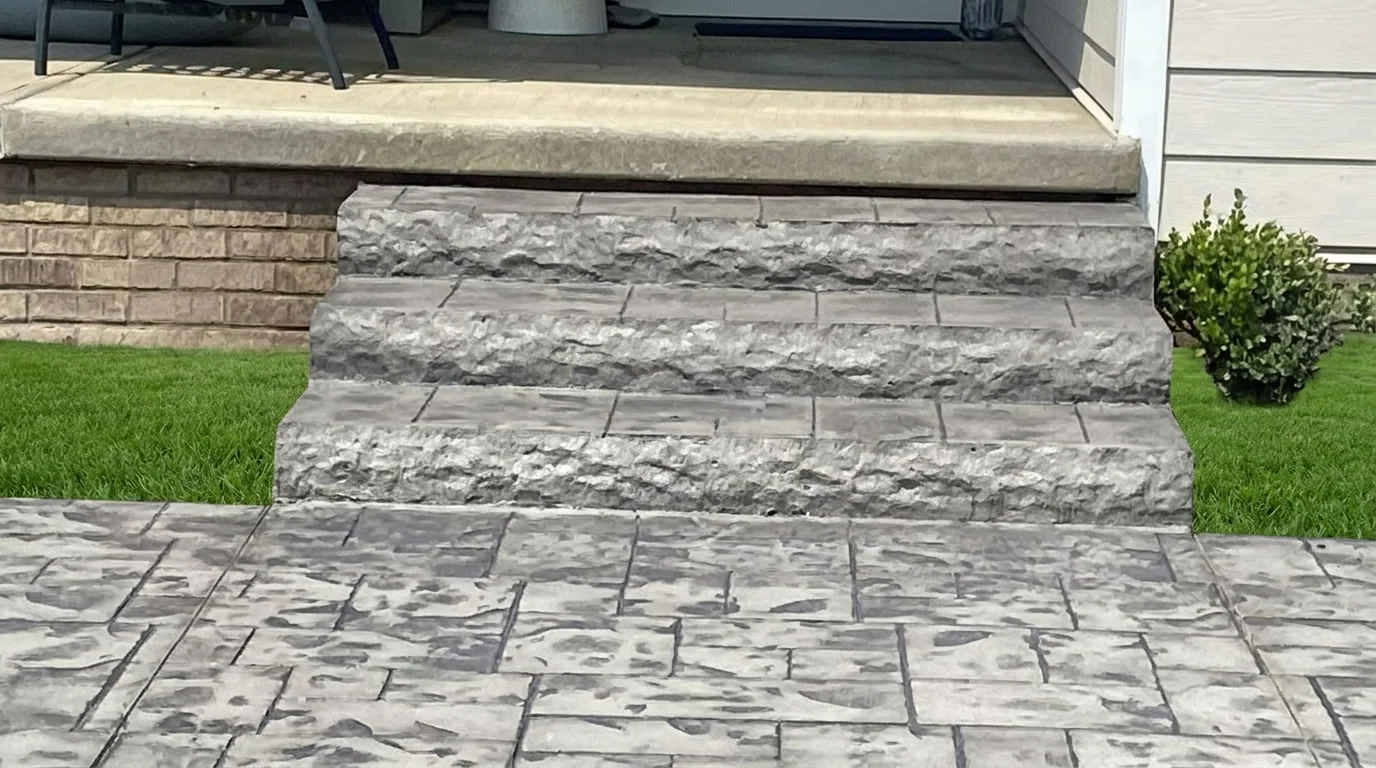 Paver porch 1